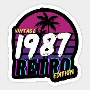 Vintage 1987 Sticker